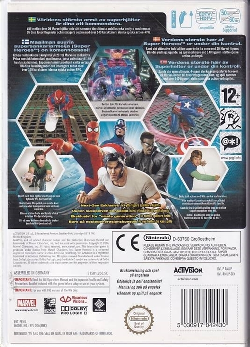Marvel Ultimate Alliance - Nintendo Wii (B Grade) (Genbrug)